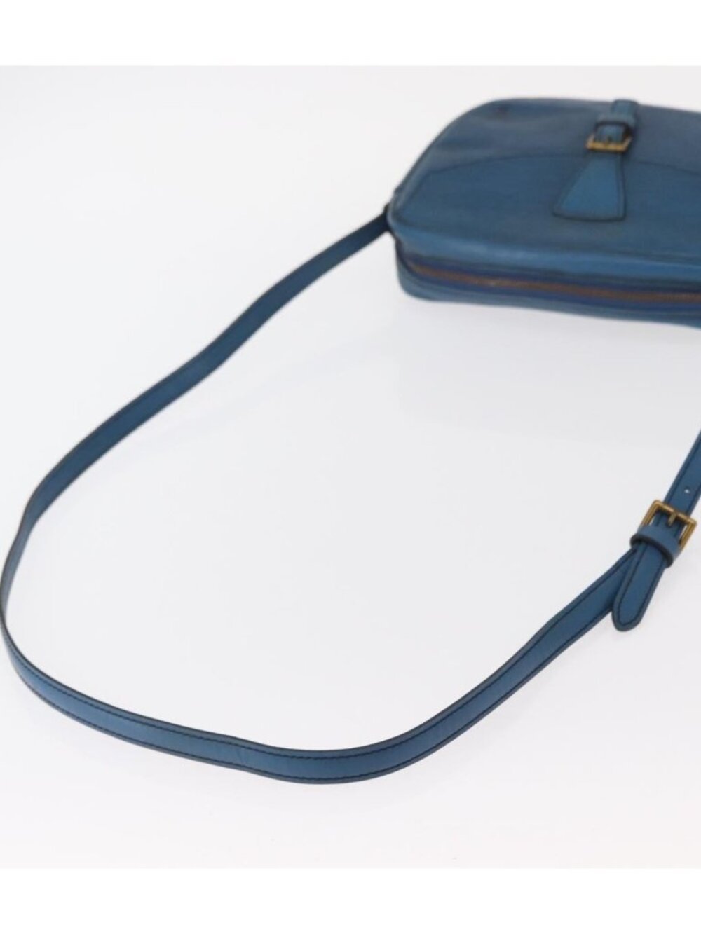 LOUIS VUITTON Epi Jeune Fille MM Shoulder Bag Toledo Blue M52155 - Picture 4 of 16